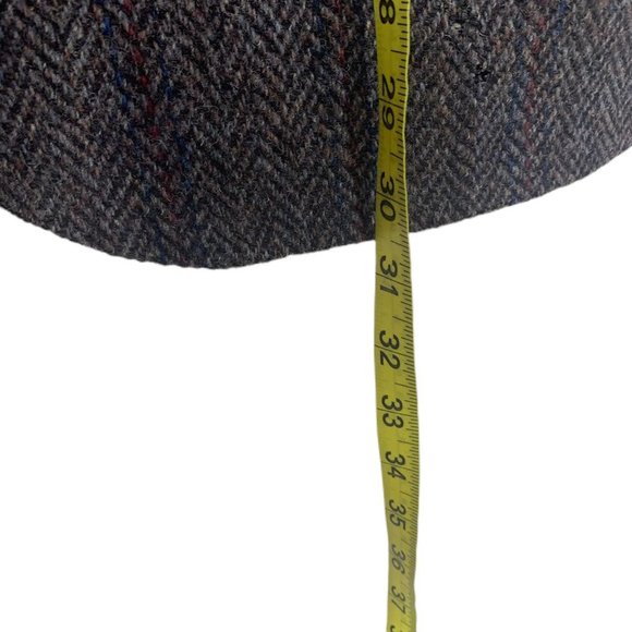 Vintage 80s Dark Grey Wool Tweed Double Button Sport Coat Size 44 - Picture 8 of 8